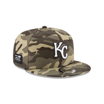 Kansas City Royals Gorra | New Era MLB Armed Forces Weekend 9fifty Snapback Cap Mexico - Verdes